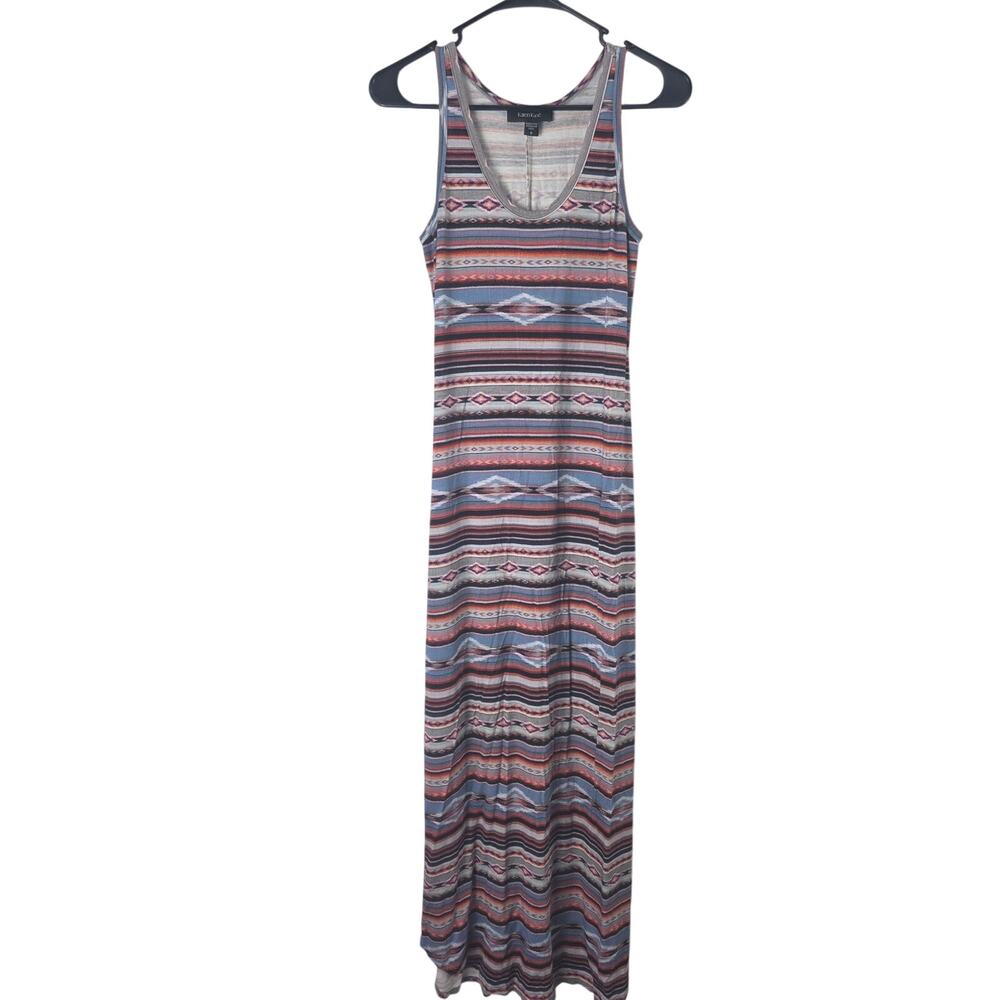 Karen Kane Maxi Tank Dress S Womens Multicolor Sleeveless Stretchy Pullover